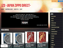 Tablet Screenshot of japanzippodirect.com